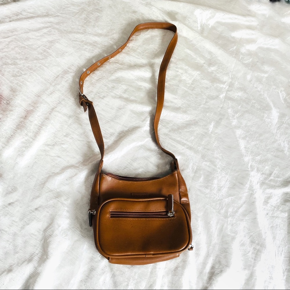 Why Not brown crossbody bag / purse
